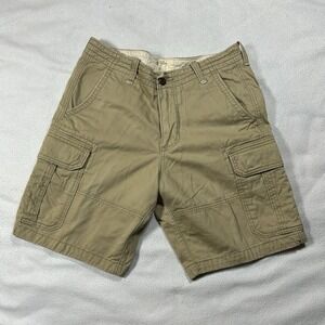 Hollister Tan Cargo Shorts Men's 31 Classic Fit Surf Skate Hike Camp